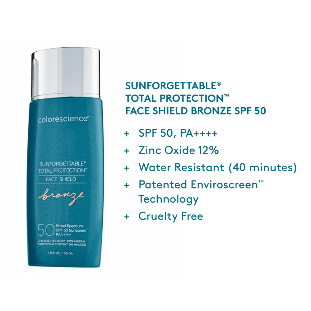 Colorescience® Sunforgettable® Total Protection® Face Shield Bronze SPF 50