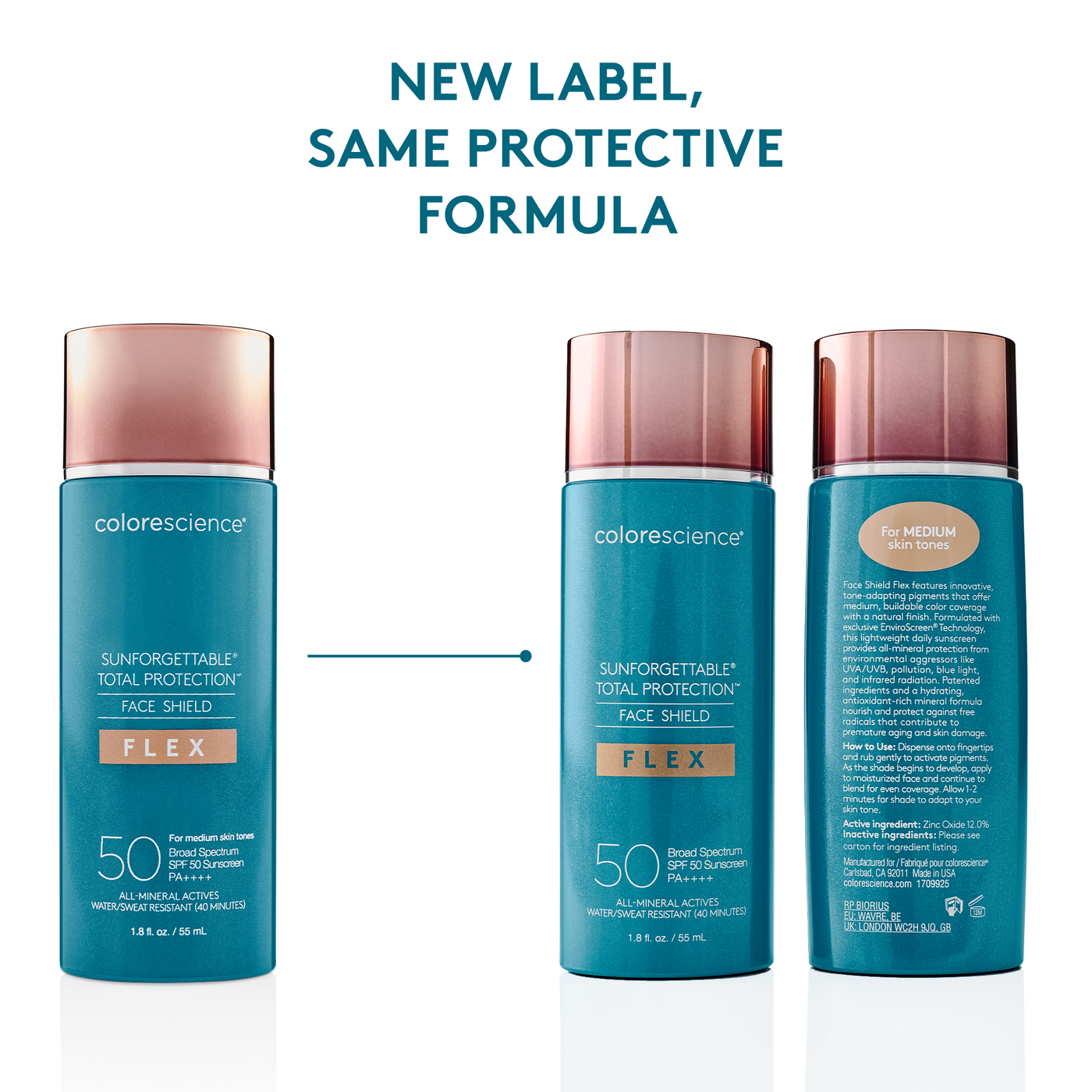 Colorescience® Sunforgettable Total Protection Face Shield Flex SPF 50